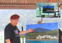 SBY Lukis Keindahan Telaga Sarangan di Magetan