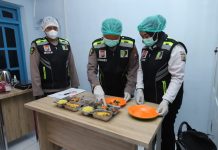 Tim Dokkes Cek Kualitas Menu MBG di SPPG Polres Magetan 2 Poncol