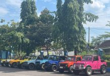 Jelang Nataru, Belasan Jeep Wisata Lawu di Magetan Jalani Uji Kelayakan