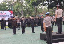 48 Personel Polres Magetan Terima Satya Lencana Pengabdian