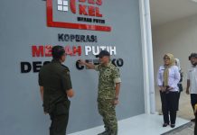 Kapok Sahli Pangdam V/Brawijaya Tinjau Pembnagunan KDKMP di Magetan