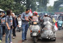 Kapolres Ajak Vespa Mania Jadi Pelopor Tertib Lalu Lintas di Magetan Scooter Kumandang 2026