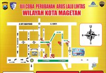 Mulai 13 April, Uji Coba Arus Jalan Kota Magetan