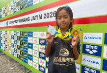 Borong 4 Medali di Kejurprov Renang, Aliffia Ratu Askha Sumbang Emas untuk Ponorogo