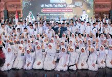 1.664 Pelajar SD Setor Hafalan Qur’an di Pendopo Ponorogo