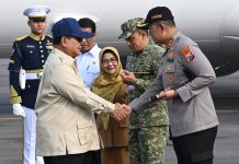 Transit di Lanud Iswahjudi Magetan, Presiden Prabowo Lanjut Kunker ke Nganjuk dan Tuban