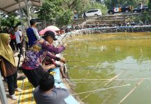 Mancing Bersama Bupati Magetan, Wisata Dong Mbud Geplak Kian Dikenal