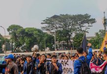 Mahasiswa USM Turun ke Jalan, Sampaikan Empat Tuntutan kepada Pemerintah