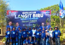 Demokrat Magetan Peringati HUT Ke-25 dengan Gerakan Langit Biru Indonesia ASRI