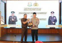 Tak Hanya Temui Dandim, Kapolres Magetan juga Sambangi Kajari