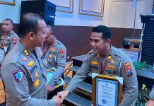 Satlantas Polres Magetan Raih Terbaik Tangani Laka Lantas se-Jatim