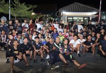 Gowes Kamtibmas Bersama Komunitas Gowes Malam Magetan