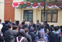 99 Calon Warga Baru IKS PI Magetan Dikawal Polisi Menuju Padepokan Pusat