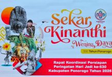 Ponorogo Siapkan Pesta Budaya 19 Hari Sambut Hari Jadi ke-530