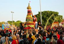 TURANGIN: Tumpeng di Antara Dua Beringin, Tradisi Baru di Hari Jadi Ponorogo ke-530