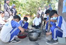 Wabup Magetan Apresiasi Inovasi Pengolahan Sampah Jadi Briket di SMPN 2 Parang