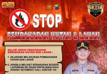 Masuk Musim Kemarau, Polres Magetan Ingatkan Ancaman Pidana Bakar Hutan dan Lahan