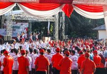 Jalan Santai Merdeka Semarakkan HUT RI dan Bank Jatim di Magetan