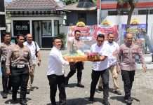 Polres Magetan Beri Surprise HUT Adhyaksa ke-81 untuk Kejari