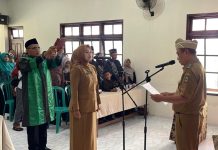 Hilda Sastia Intansari Dilantik Jadi Kasi Pemerintahan Desa Sambirobyong