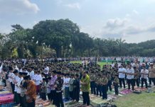 Hujan Tak Kunjung Datang, Warga Magetan Gelar Salat Istisqa di Alun-Alun