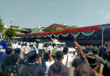 Prabowo Mendarat di Ponorogo, Langsung Naik Maung Menuju Gontor