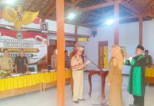 Ryan Nurasih Rahayu Dilantik Jadi Kasun Nawung Desa Tunggur