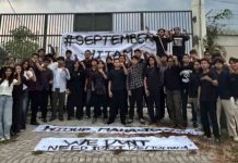 Aksi September Hitam di Kampus 5 UNESA Magetan