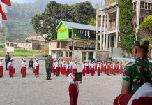 TNI Bentuk Karakter Siswa SDN Genilangit 2