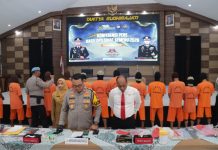 13 Tersangka, 11 Kasus: Hasil Operasi Sikat Semeru di Magetan