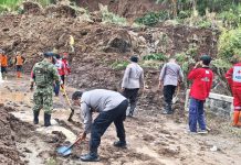 Jalur Lumpuh Pasca Longsor di Panekan Magetan Berhasil Dibuka Kembali